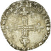 Francia, Louis XIII, 1/4 Écu de Navarre, 1618, Saint-Palais, Fautée, Argento