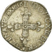 Frankrijk, Louis XIII, 1/4 Ecu, 1616, La Rochelle, Zilver, FR+, Gadoury:27