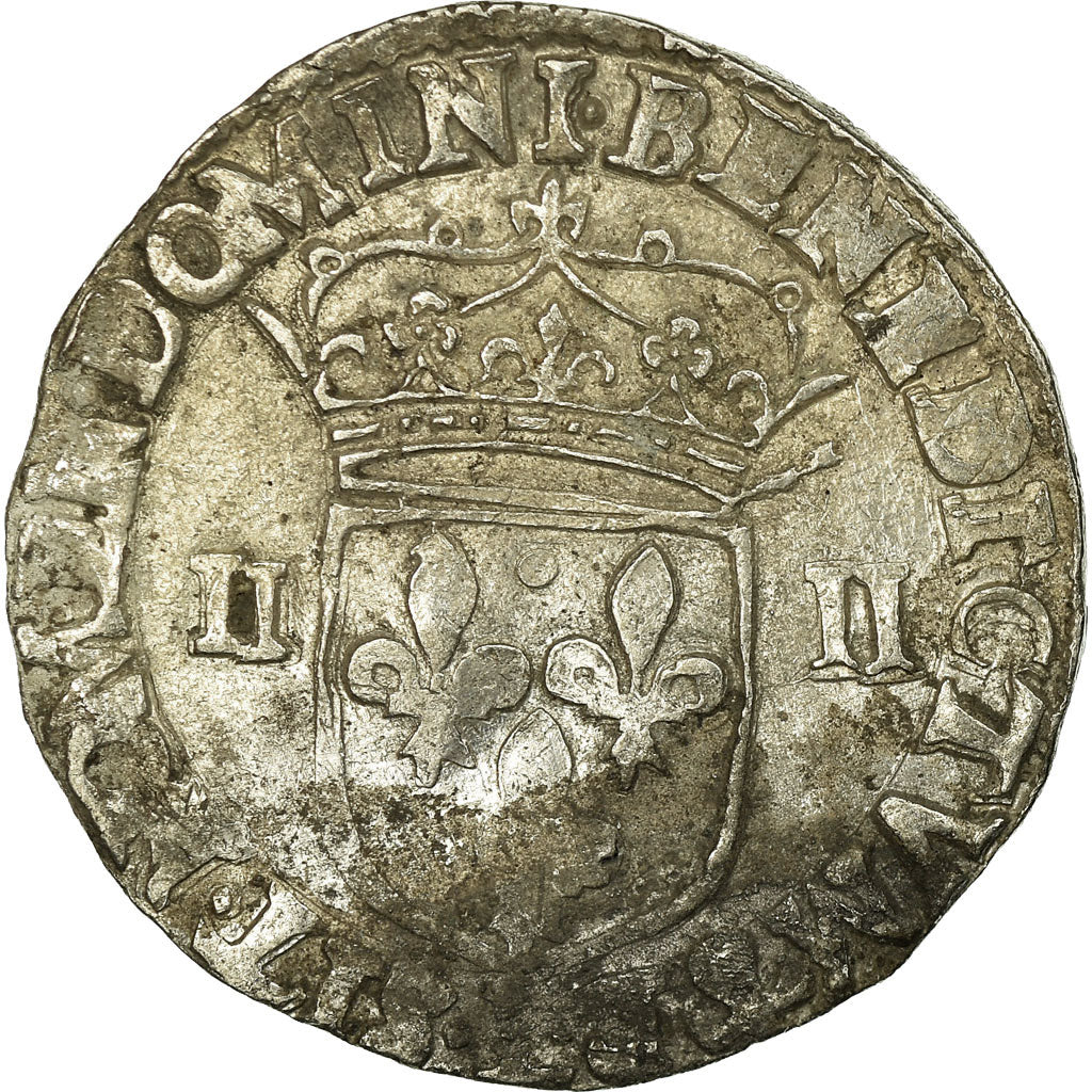 Frankrijk, Louis XIII, 1/4 Ecu, 1631, Bayonne, Zilver, FR+, Gadoury:27