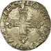 Francja, Louis XIII, 1/4 Ecu, 1628, Bayonne, Srebro, EF(40-45), Gadoury:27