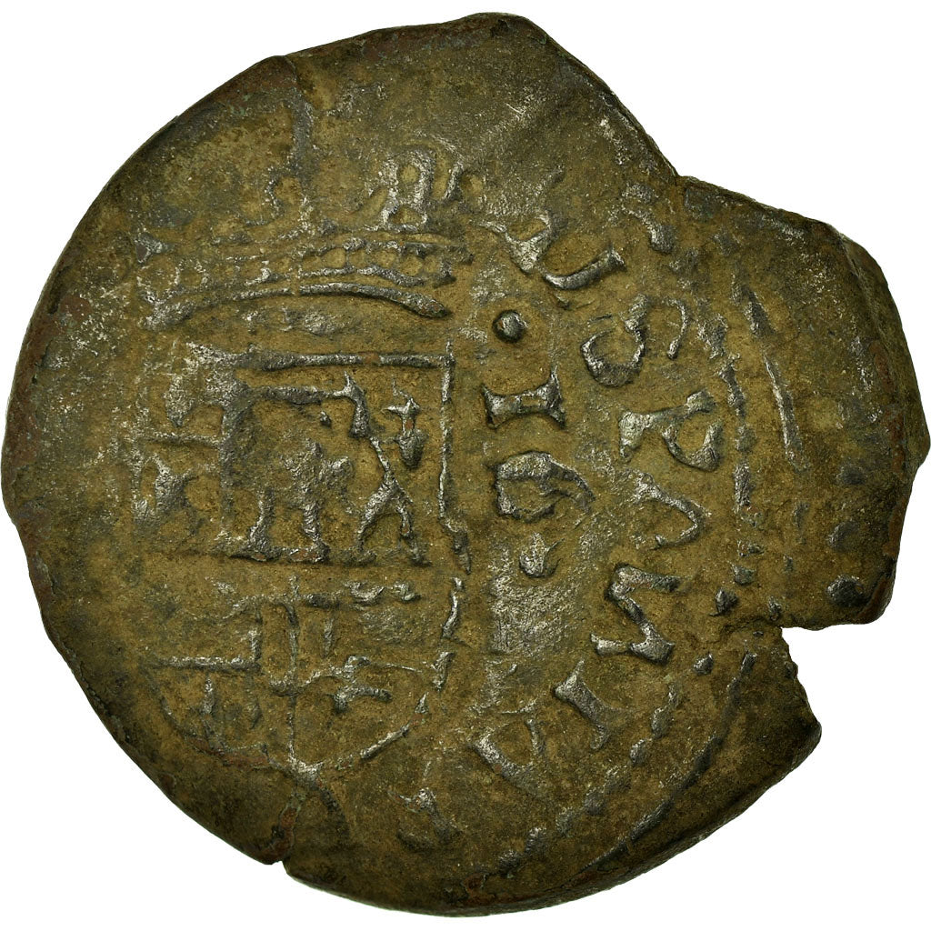 Coin, Spain, Philip IV, 16 Maravedis, Madrid, VF(20-25), Copper
