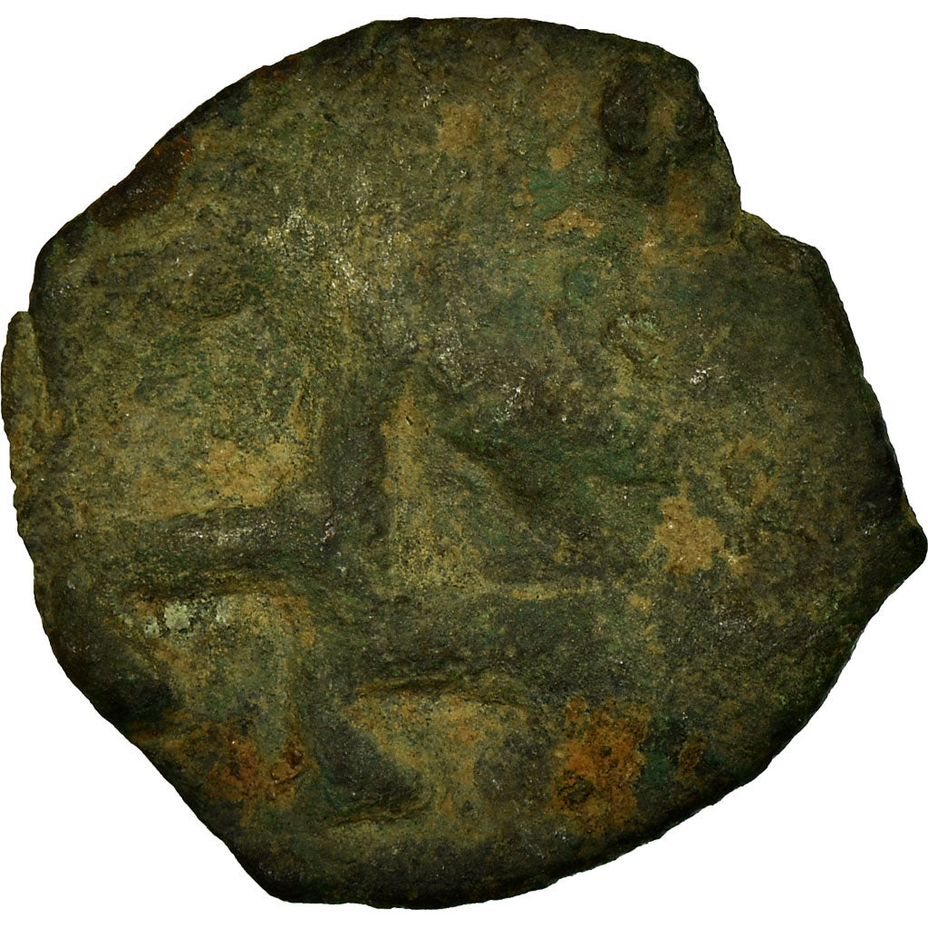 Coin, Golden Horde, Jani Beg Khan, Pul, Saray al-Jadida, VG(8-10), Copper