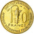 Munten, Frans West Afrika, 10 Francs, 1957, Paris, ESSAI, PR+, Aluminum-Bronze