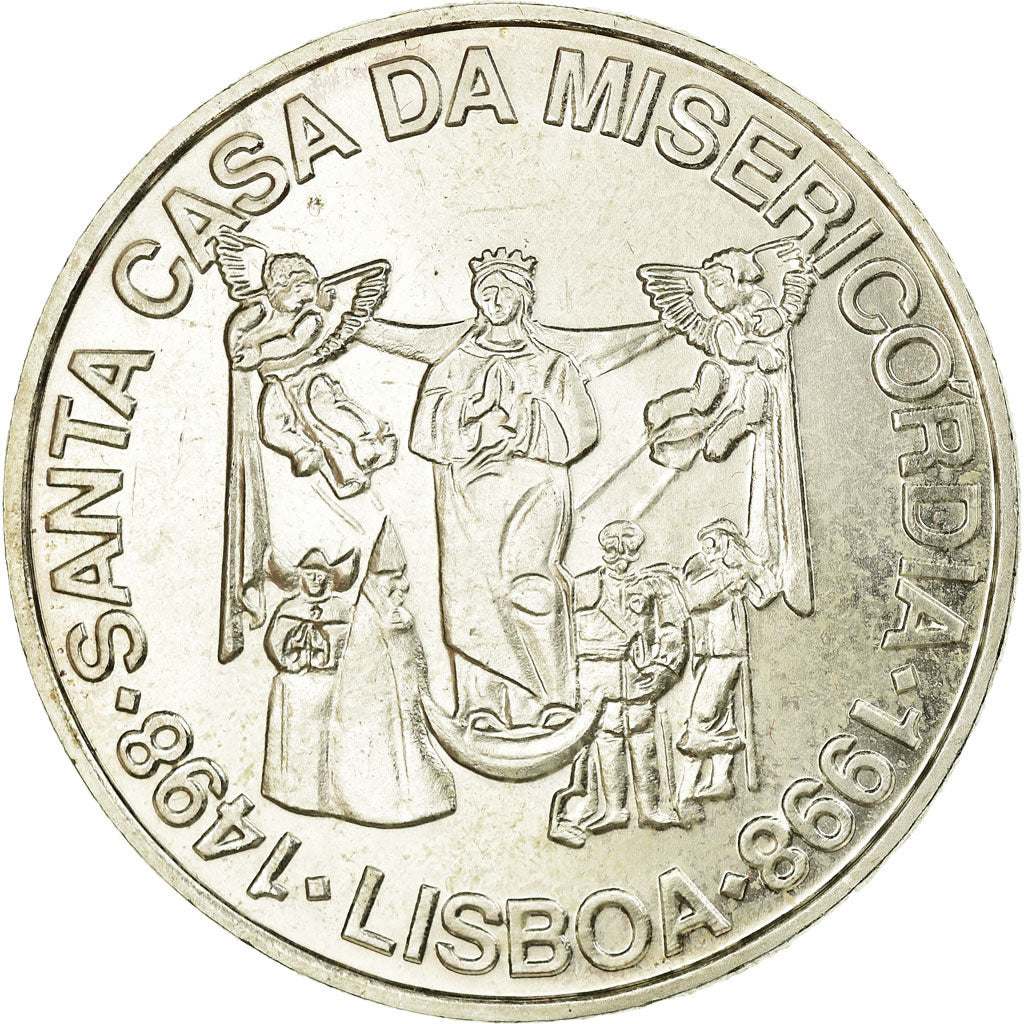Coin, Portugal, 1000 Escudos, 1998, MS(60-62), Silver, KM:708