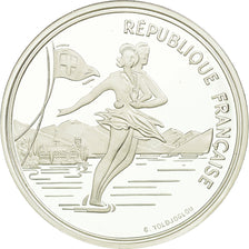 Moneta, Francja, Ice Skating Couple, 100 Francs, 1989, Albertville 92