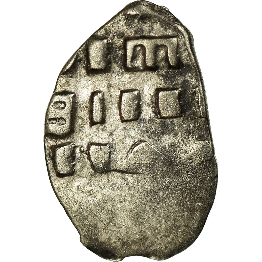 Munten, Rusland, Peter I, Kopek, 1682-1725, FR+, Zilver