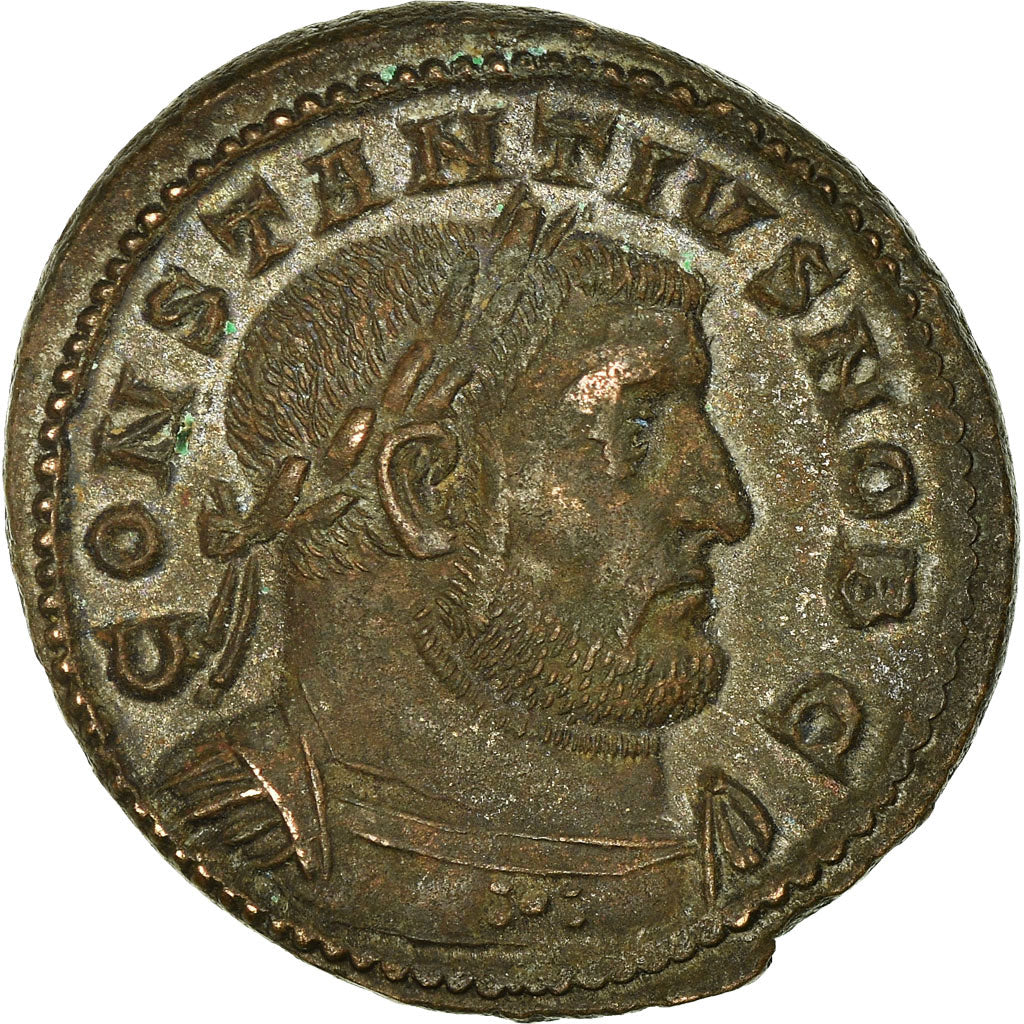 Constantius Chlorus, Follis, 303-305, Trier, Bronze, AU(55-58), RIC:602a