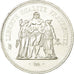 Coin, France, Hercule, 50 Francs, 1977, Paris, MS(60-62), Silver, KM:941.1