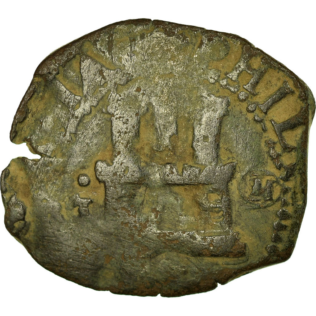 Coin, Spain, Philip III, 2 Maravedis, Toledo, F(12-15), Copper
