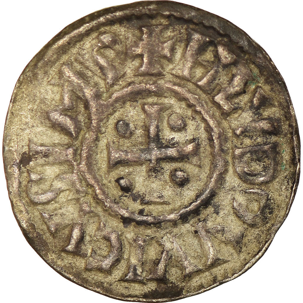 France, Louis the Pious, Denier, 823-840, Silver, EF(40-45), Prou:1016 var.