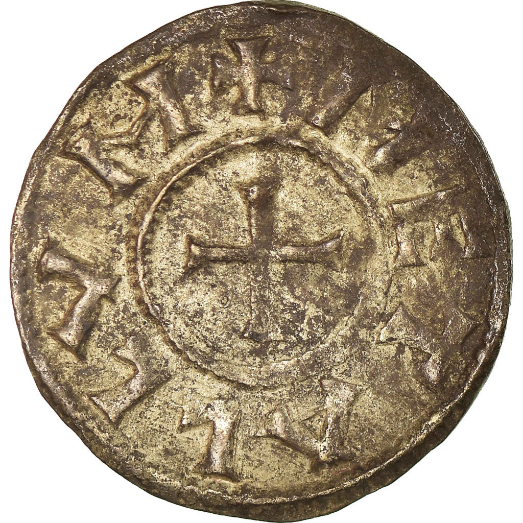 Münze, Frankreich, Louis le Pieux, Denier, 822-840, Melle, SS, Silber