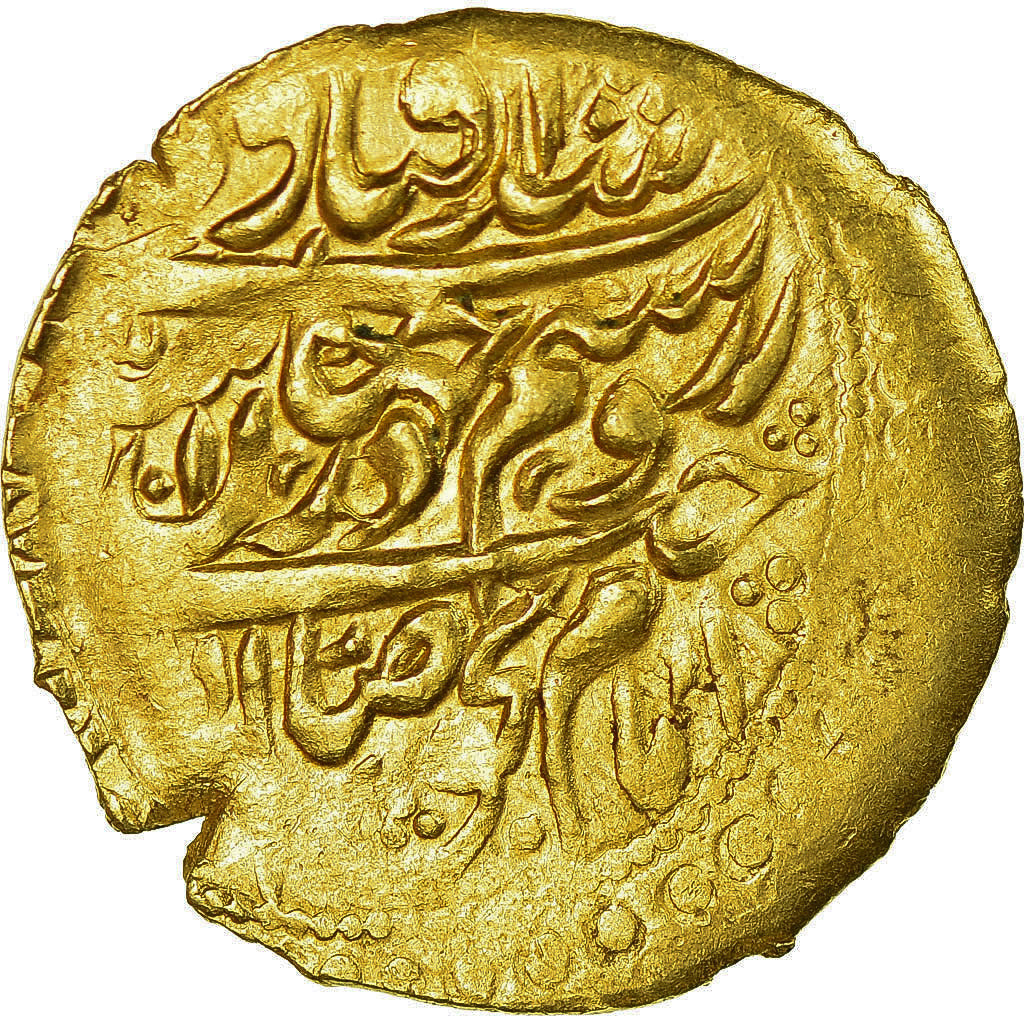 Zand dynasty, Ali Murad Khan, 1/4 Mohur, AH 1190 (1776), Yazd, Gold, EF(40-45)