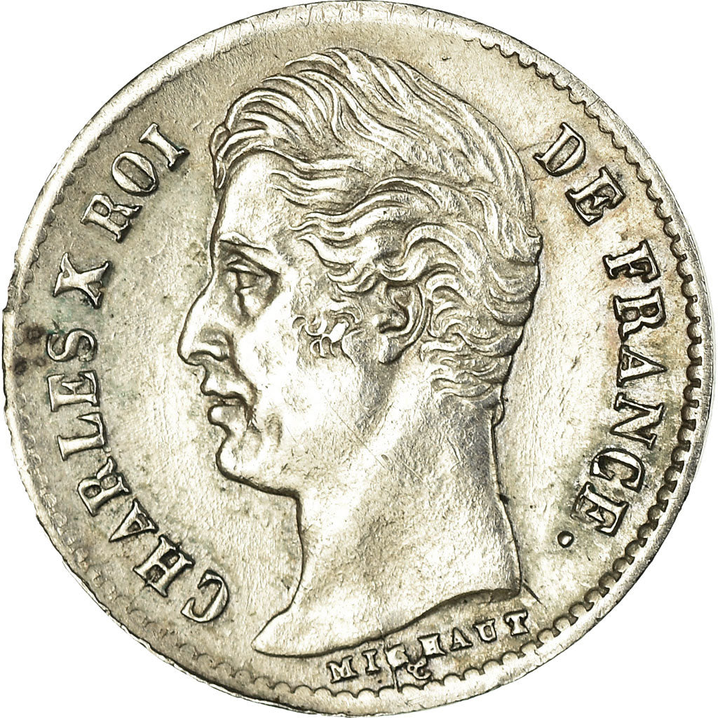 Frankreich, Charles X, 1/4 Franc, 1829, Rouen, Silber, VZ, Gadoury:353, KM:722.2
