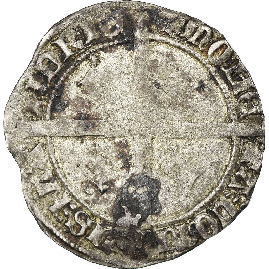 Coin, France, Flanders, Philippe le Bon, Double Gros, VF(30-35), Silver