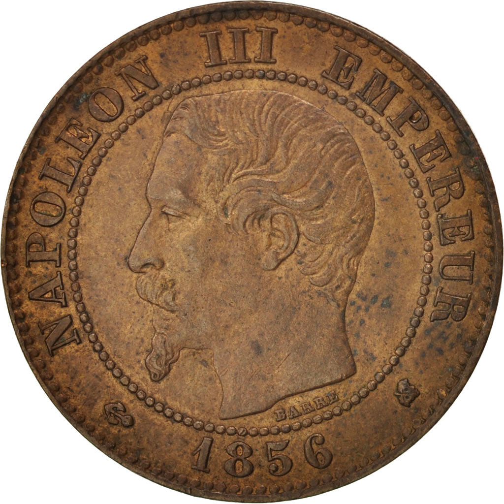 Moneta, Francia, Napoleon III, Napoléon III, 2 Centimes, 1856, Bordeaux, SPL-