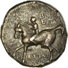 Calabrië, Stater, ca. 272-240 BC, Tarentum, Zilver, FR+, HGC:1-889var, HN