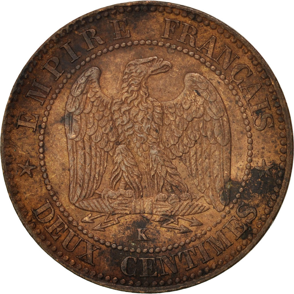 Monnaie, France, Napoleon III, Napoléon III, 5 Centimes, 1855, Bordeaux, TTB+