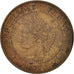 Coin, France, Cérès, 2 Centimes, 1877, Paris, AU(50-53), Bronze, KM:827.1