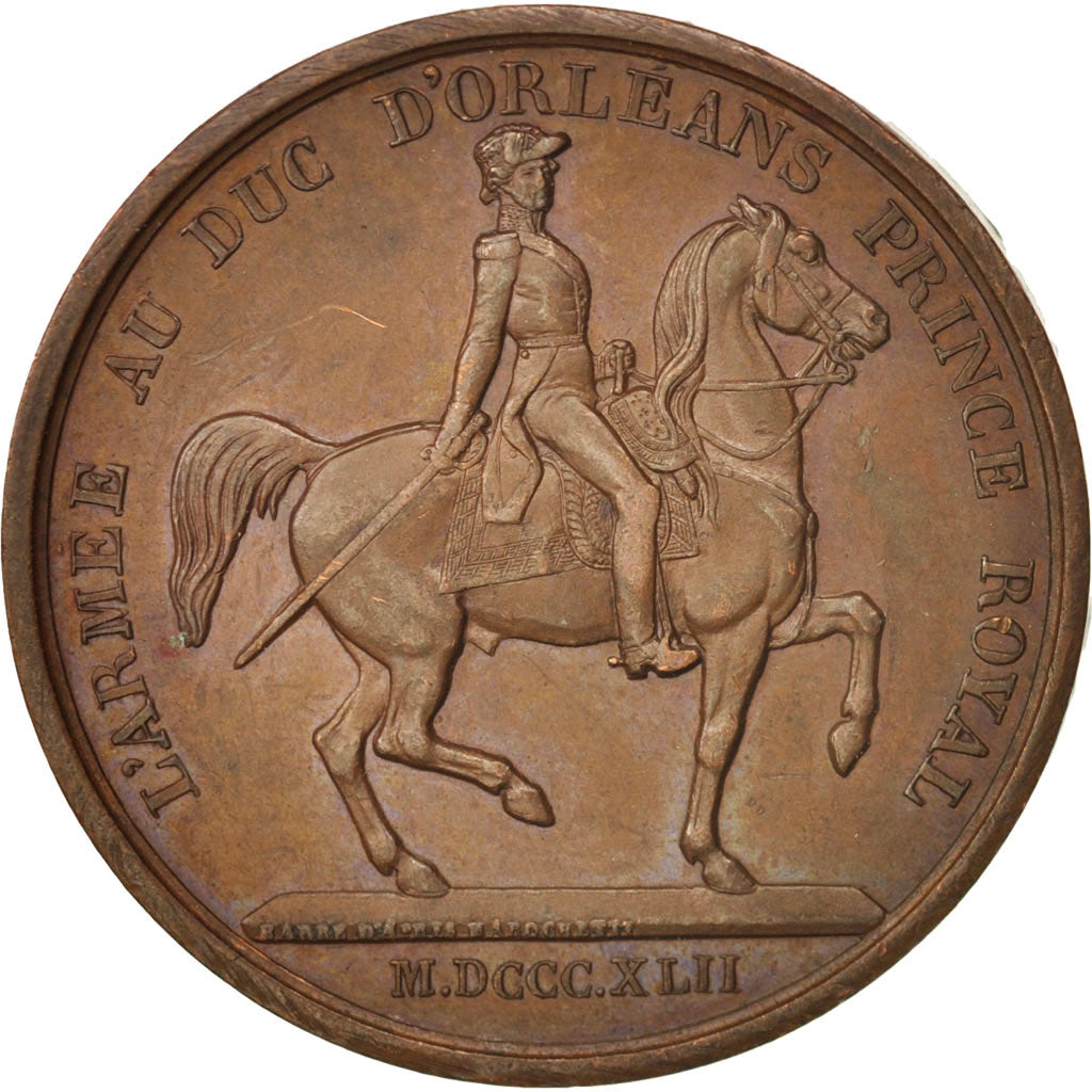 Francia, Medal, L'Armée au Duc d'Orléans Prince Royal, Louis Philippe I