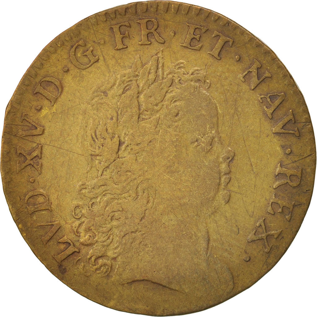 France, Token, Royal, Fontarabie, Louis XV, Politics, Society, War, VF(30-35)