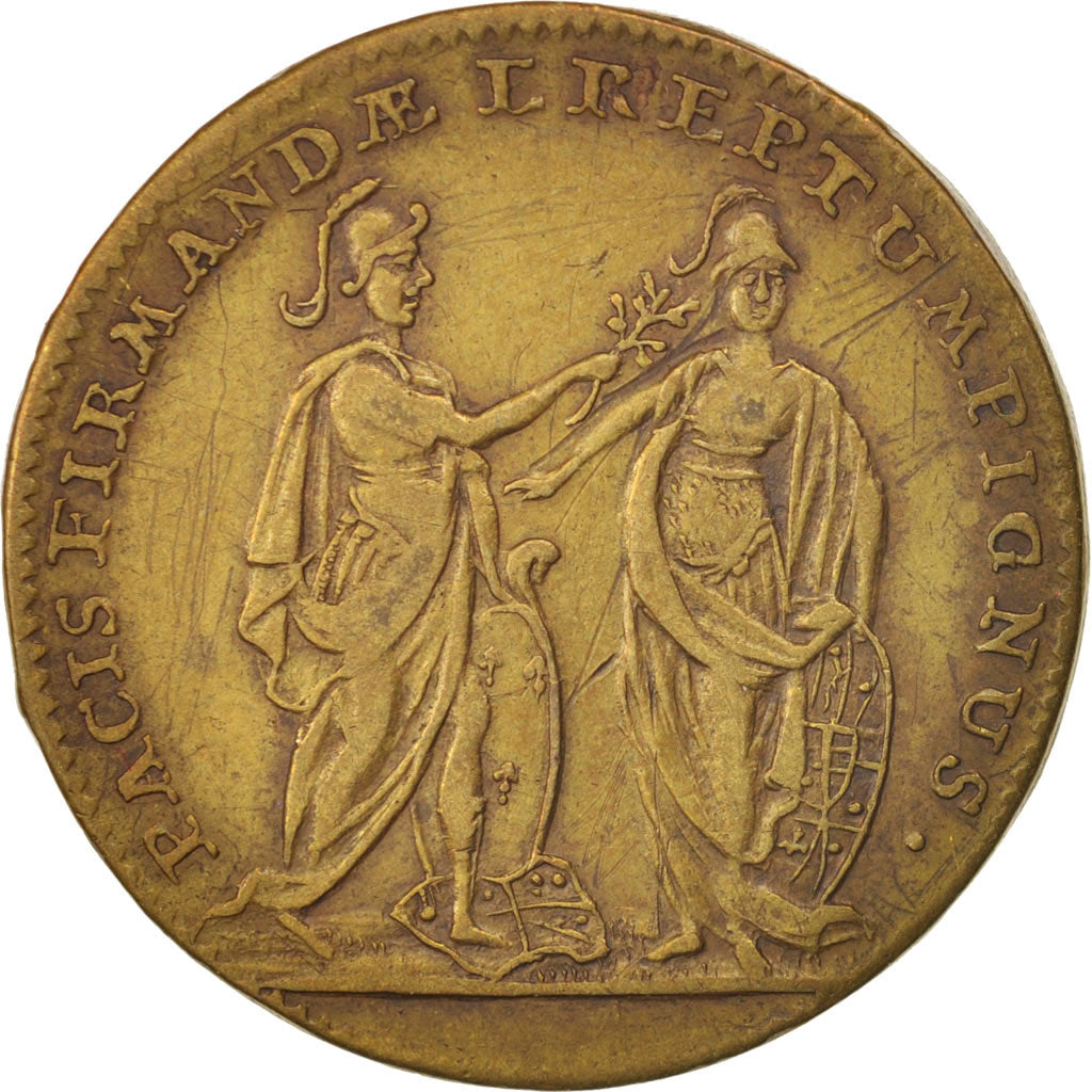 France, Token, Royal, Fontarabie, Louis XV, Politics, Society, War, VF(30-35)