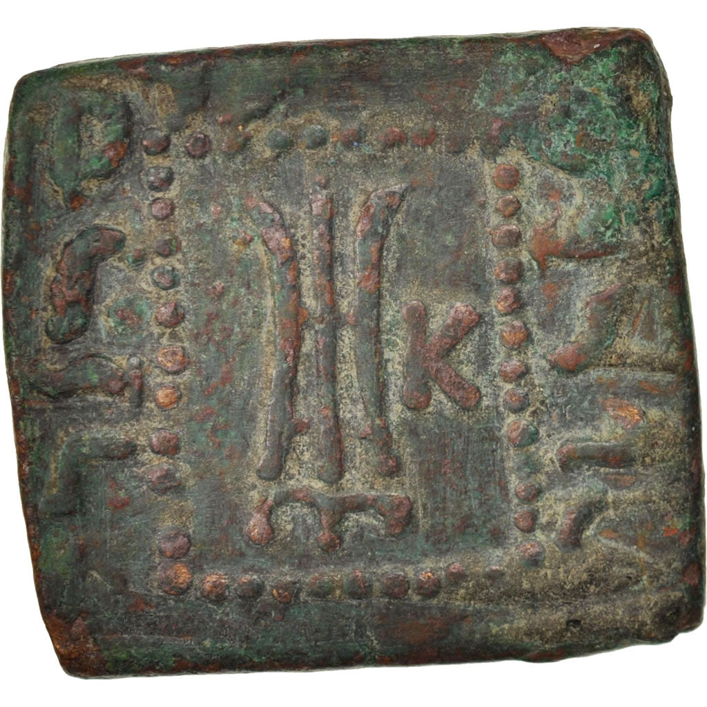 Moneta, Królestwo Baktriańskie, Apollodotos, Baktria, Bronze Unit, 180-160 BC