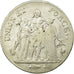 Coin, France, Union et Force, 5 Francs, Paris, VF(30-35), Silver, Gadoury:563