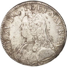 Moneta, Francia, Louis XV, Écu aux branches d'olivier, Ecu, 1728, Caen, BB+