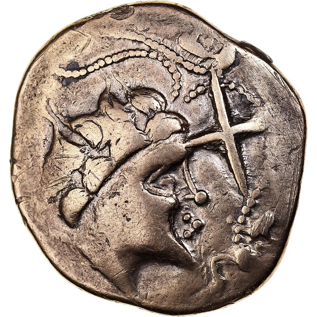 Veneti, Namnetes, Statère à la croix, 1st century BC, Elettro, MB+