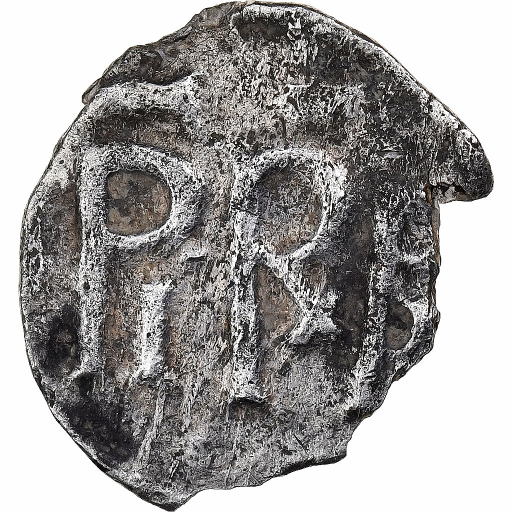 Francia, Pépin le Bref, Denarius, 751-768, Saint-Martin de Tours, Argento, MB+