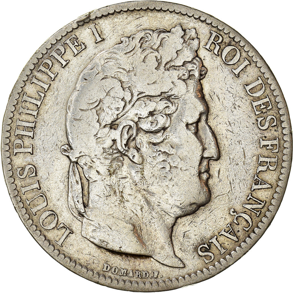 Münze, Frankreich, Louis-Philippe, 5 Francs, 1831, Marseille, S, Silber