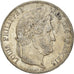Moneda, Francia, Louis-Philippe, 5 Francs, 1834, Rouen, MBC+, Plata, Gadoury:678