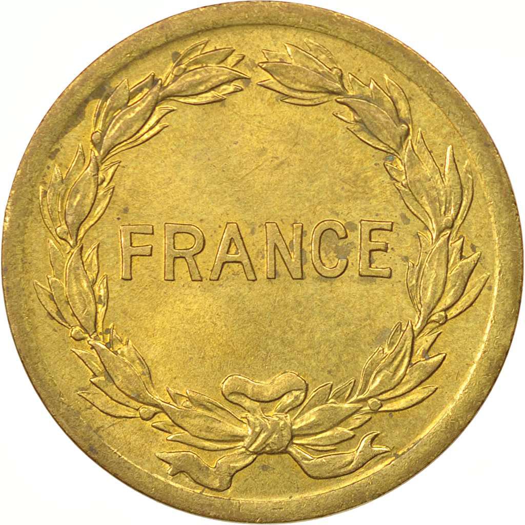 Moneta, Francia, France Libre, 2 Francs, 1944, Philadelphia, SPL, Ottone