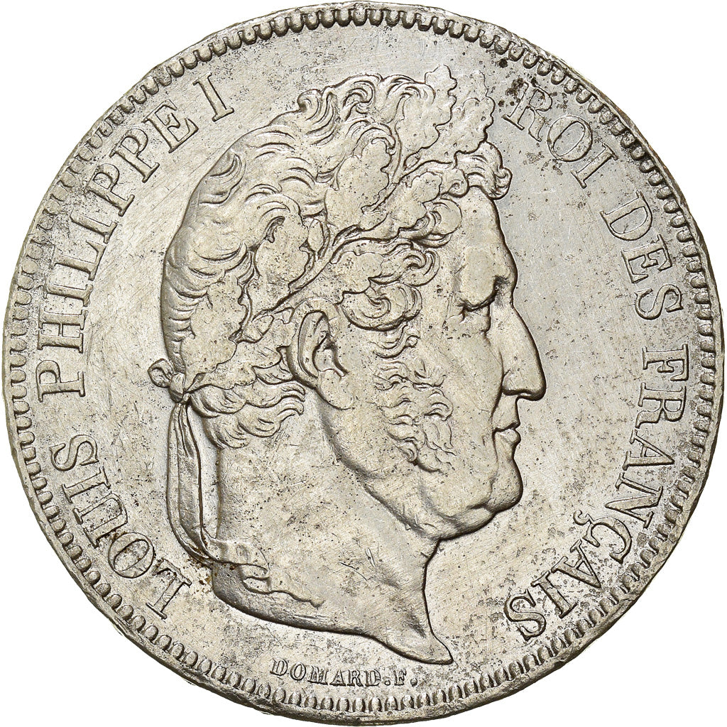 Coin, France, Louis-Philippe, 5 Francs, 1834, Lille, AU(50-53), Silver