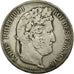 Coin, France, Louis-Philippe, 5 Francs, 1837, Bordeaux, VF(30-35), Silver