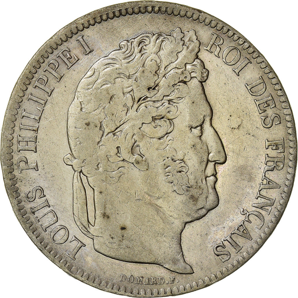 Coin, France, Louis-Philippe, 5 Francs, 1841, Lille, EF(40-45), Silver