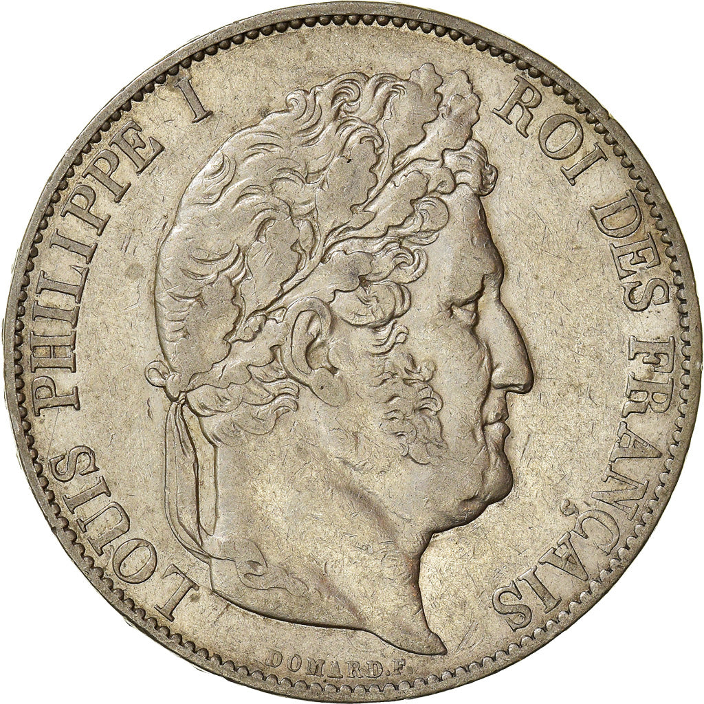 Monnaie, France, Louis-Philippe, 5 Francs, 1845, Lille, TTB+, Argent, KM:749.13