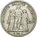 Moneta, Francia, Hercule, 5 Francs, 1848, Bordeaux, MB, Argento, KM:756.4