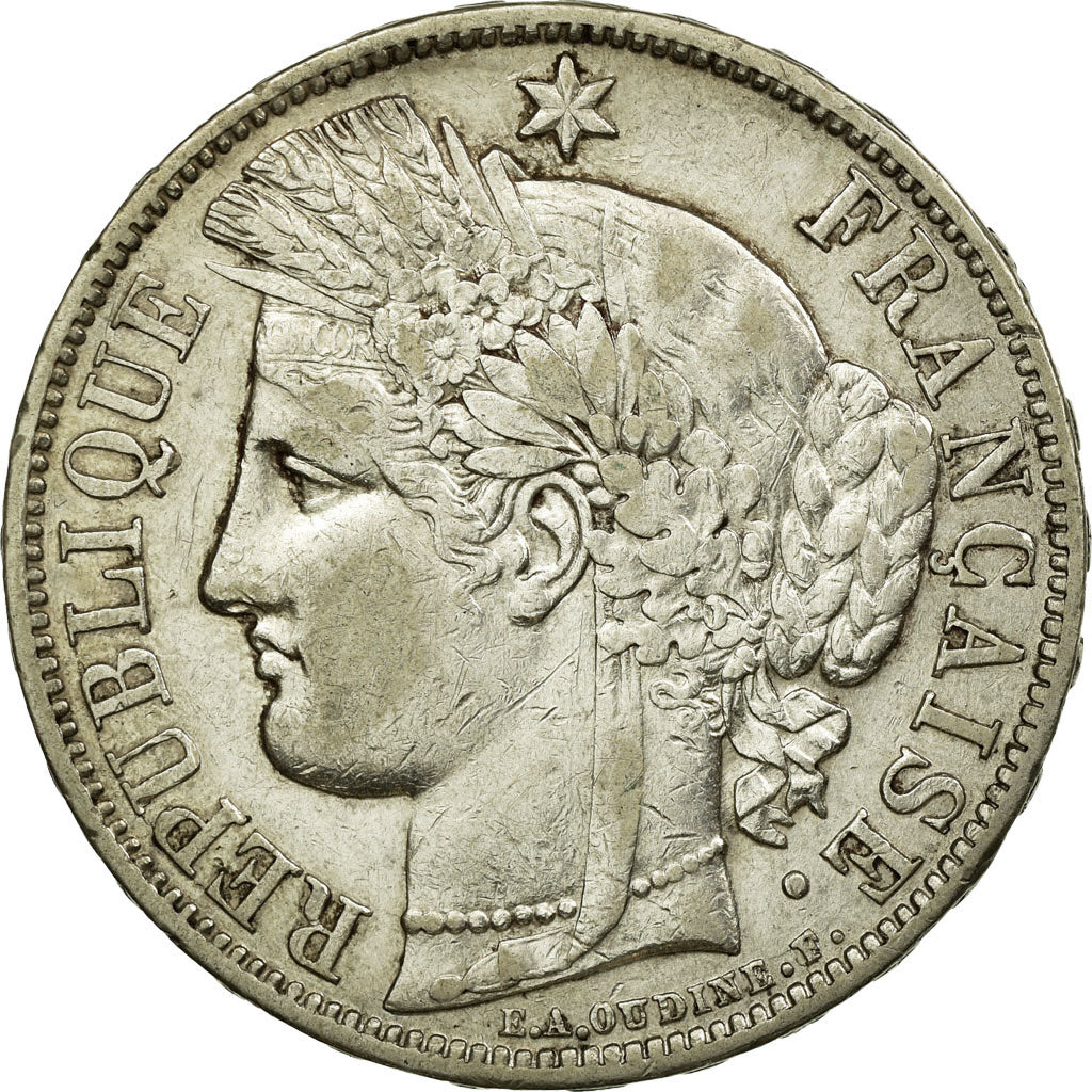 Monnaie, France, Cérès, 5 Francs, 1870, Paris, TTB, Argent, KM:819