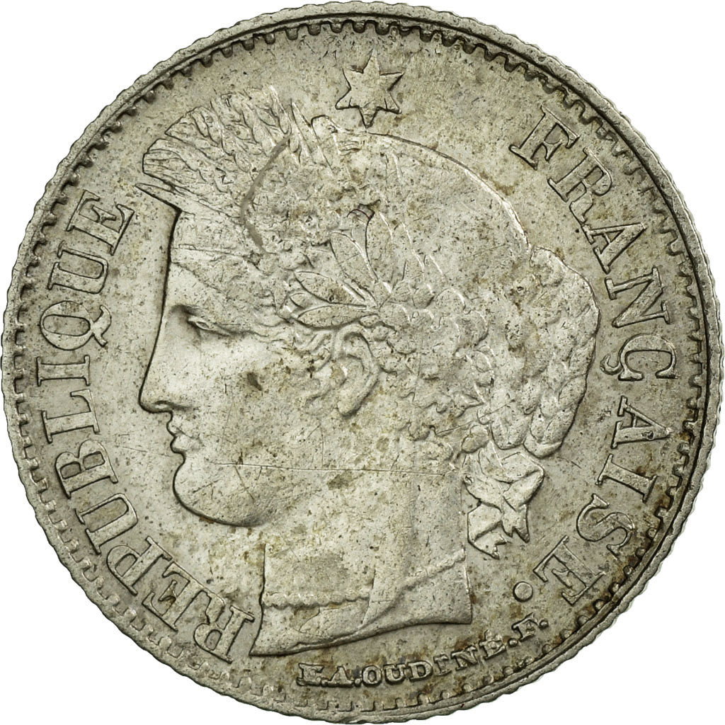 Monnaie, France, Cérès, 20 Centimes, 1850, Paris, TTB, Argent, Gadoury:303