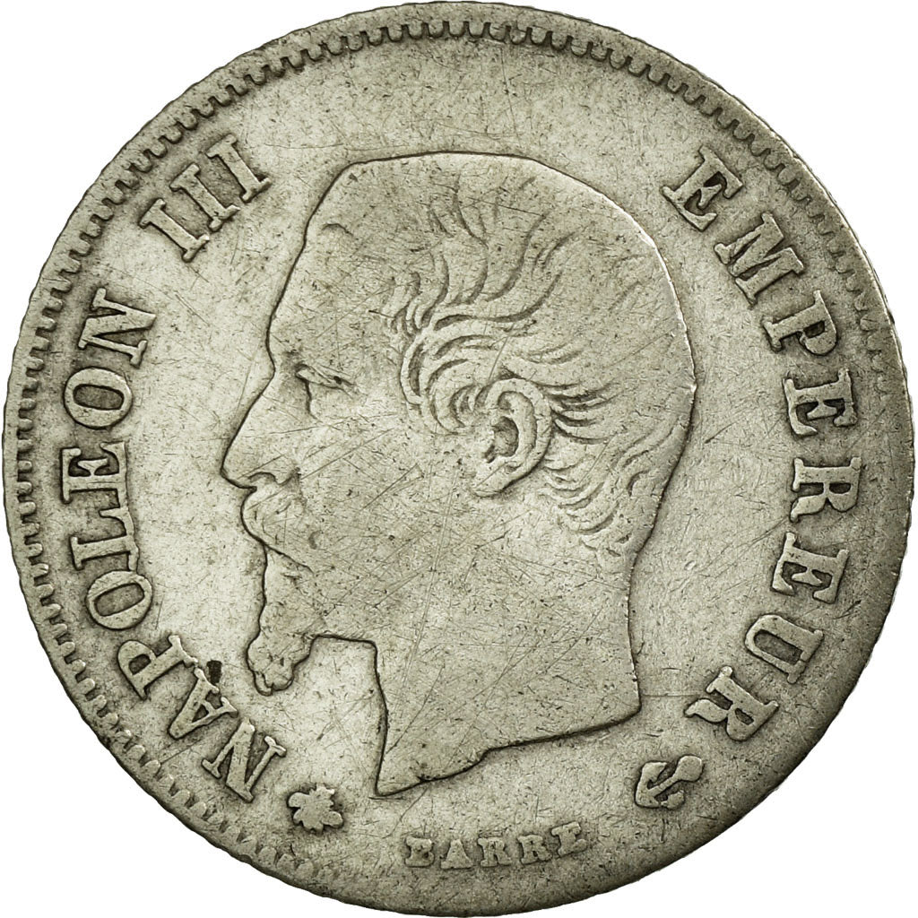 Monnaie, France, Napoleon III, Napoléon III, 20 Centimes, 1860, Strasbourg