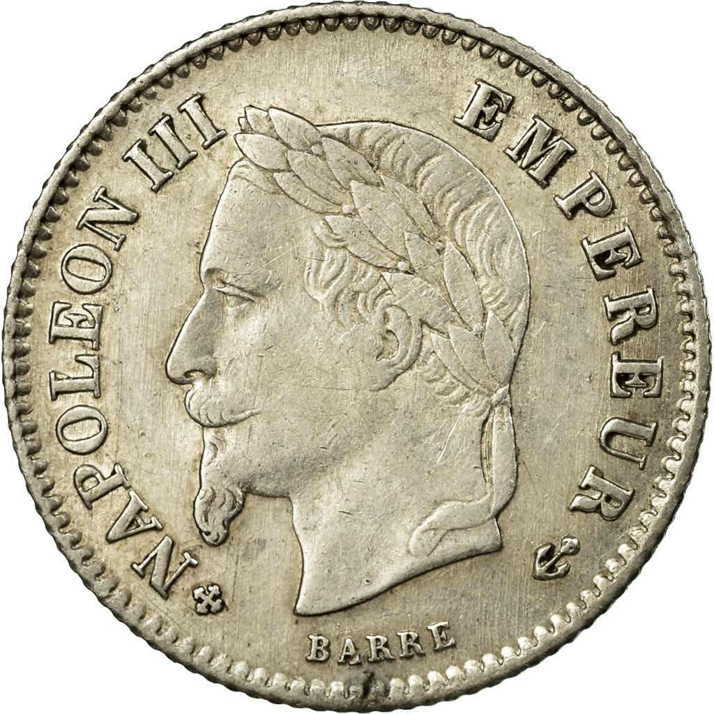 Coin, France, Napoleon III, Napoléon III, 20 Centimes, 1868, Strasbourg