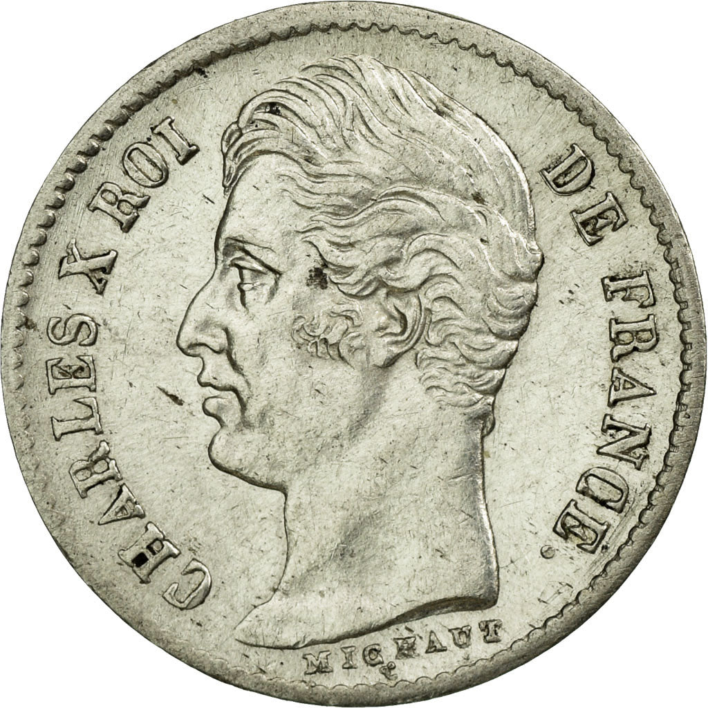 Coin, France, Charles X, 1/4 Franc, 1829, Lille, AU(50-53), Silver, KM:722.12