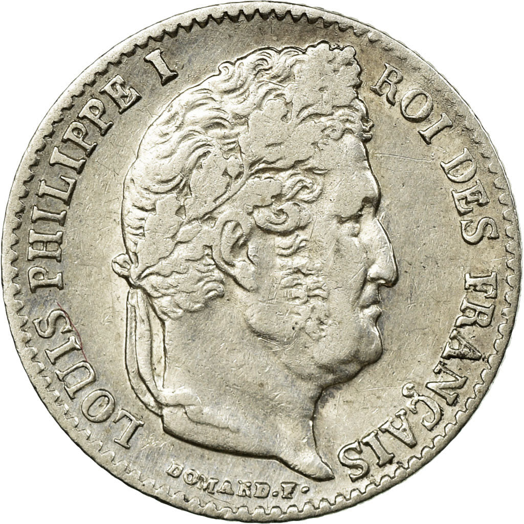 Monnaie, France, Louis-Philippe, 1/4 Franc, 1839, Lille, TTB, Argent