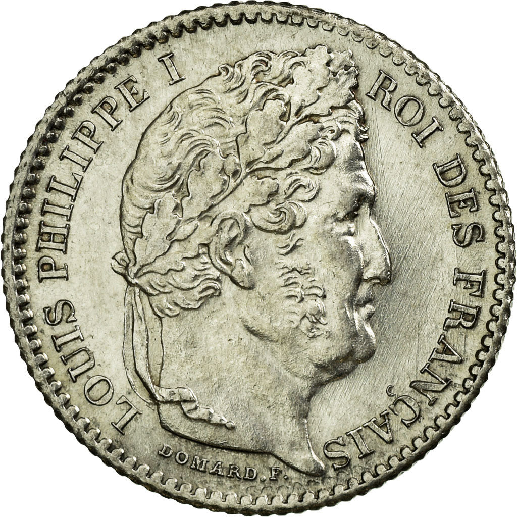 Coin, France, Louis-Philippe, 25 Centimes, 1846, Paris, MS(60-62), Silver