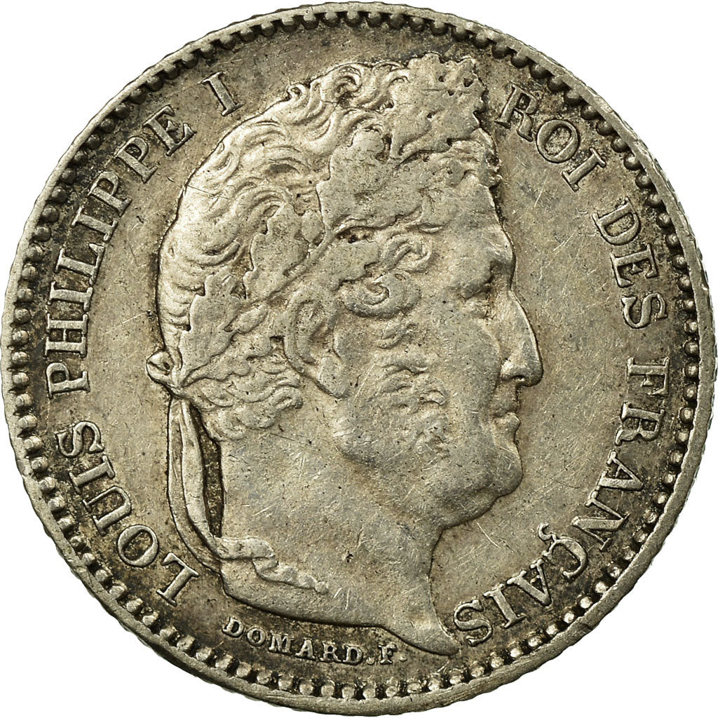 Monnaie, France, Louis-Philippe, 25 Centimes, 1846, Lille, TB+, Argent