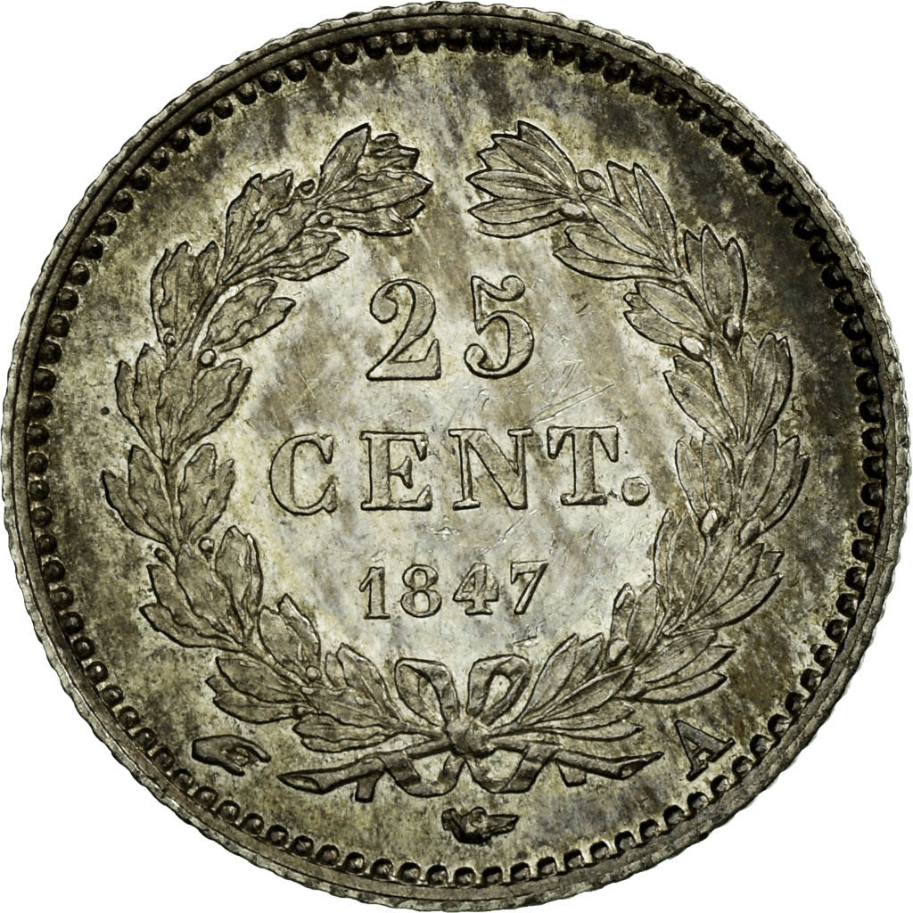 Coin, France, Louis-Philippe, 25 Centimes, 1847, Paris, AU(55-58), Silver
