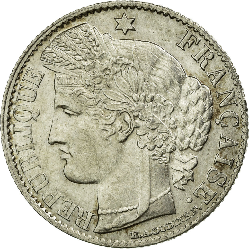 Coin, France, Cérès, 50 Centimes, 1873, Paris, AU(55-58), Silver, KM:834.1