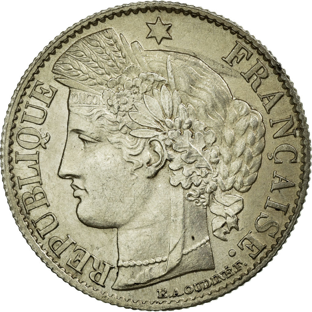 Monnaie, France, Cérès, 50 Centimes, 1888, Paris, SUP+, Argent, KM:834.1