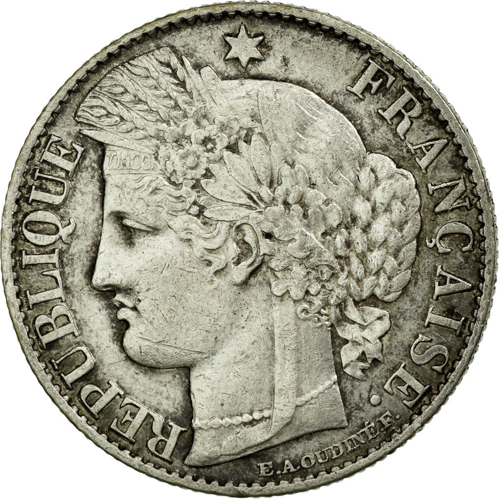 Coin, France, Cérès, 50 Centimes, 1895, Paris, AU(50-53), Silver, KM:834.1